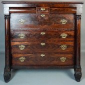 AMERICAN EMPIRE INLAID MAHOGAN