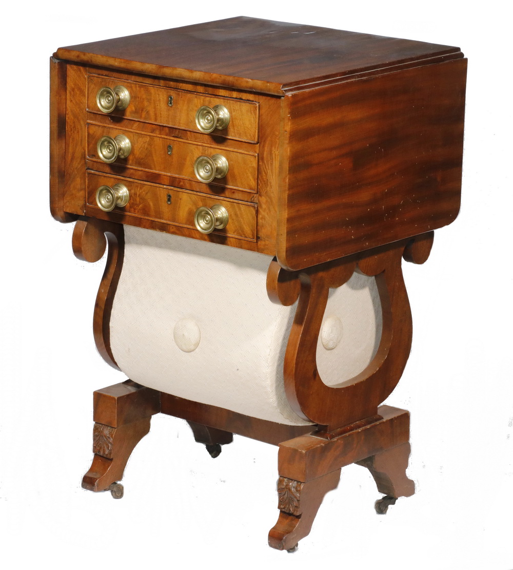 AMERICAN EMPIRE LADY'S WORK STAND
