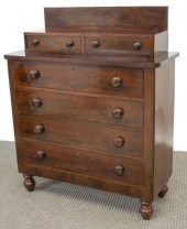 AMERICAN EMPIRE MAHOGANY CHEST