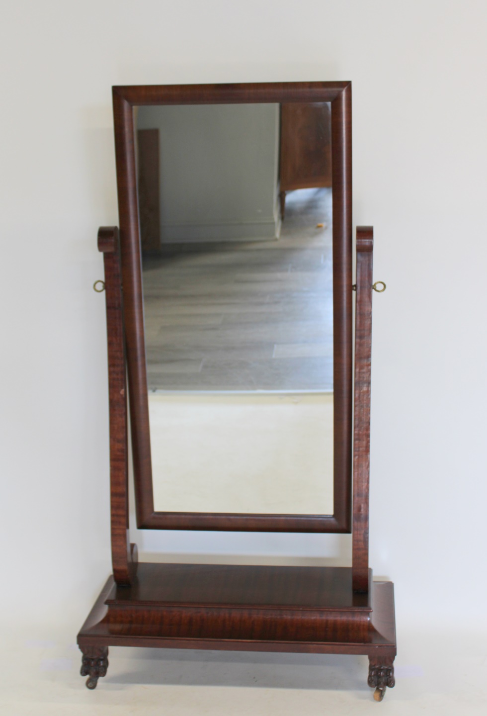 AMERICAN EMPIRE MAHOGANY CHEVAL