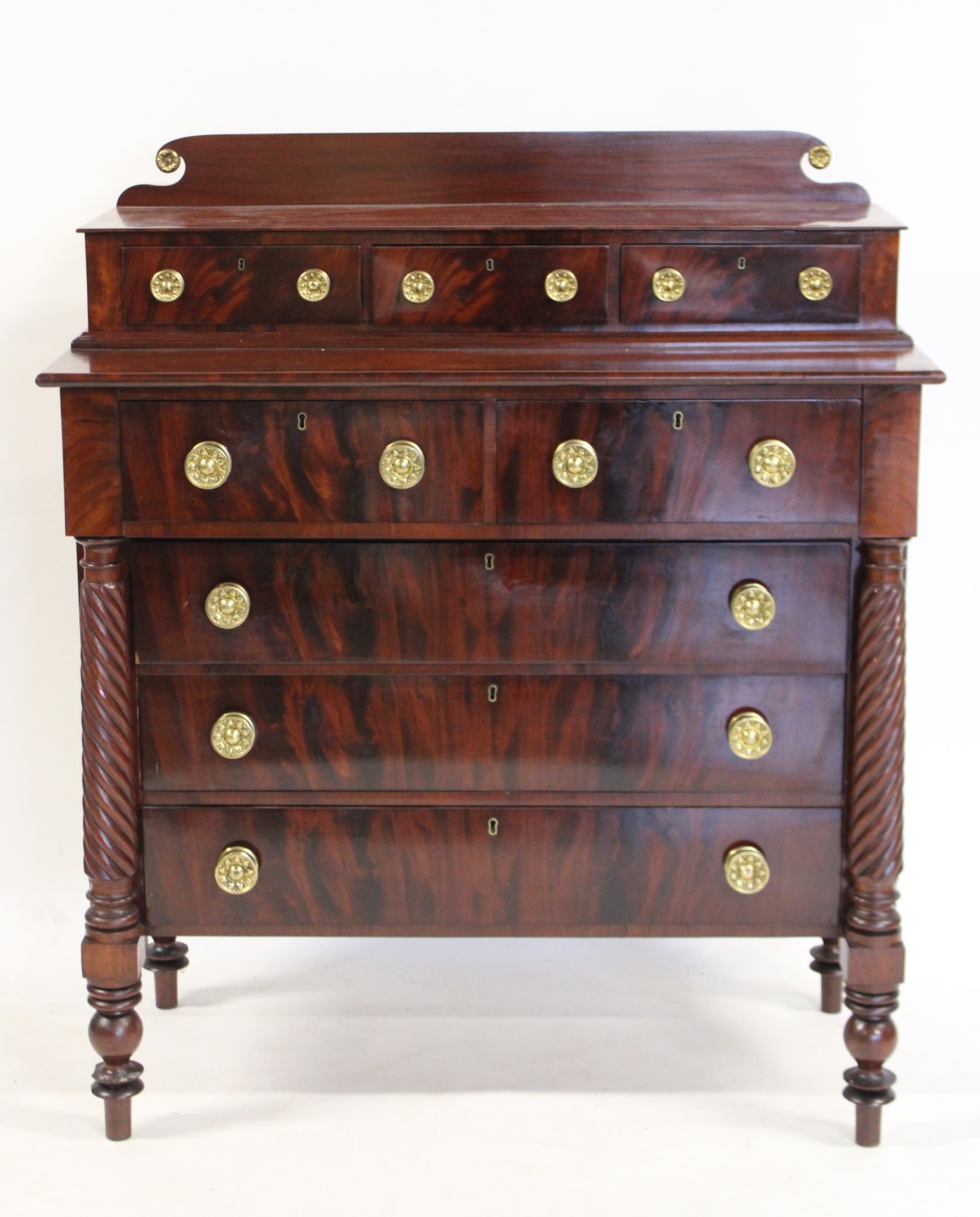 AMERICAN EMPIRE MAHOGANY DRESSER