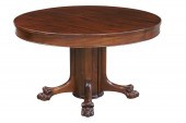 AMERICAN EMPIRE MAHOGANY PEDES