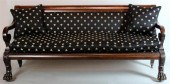AMERICAN EMPIRE MAHOGANY SETTE