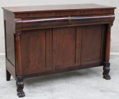 AMERICAN EMPIRE MAHOGANY SIDEB