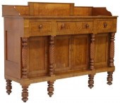 AMERICAN EMPIRE MAHOGANY SIDEB