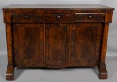 AMERICAN EMPIRE MAHOGANY SIDEB
