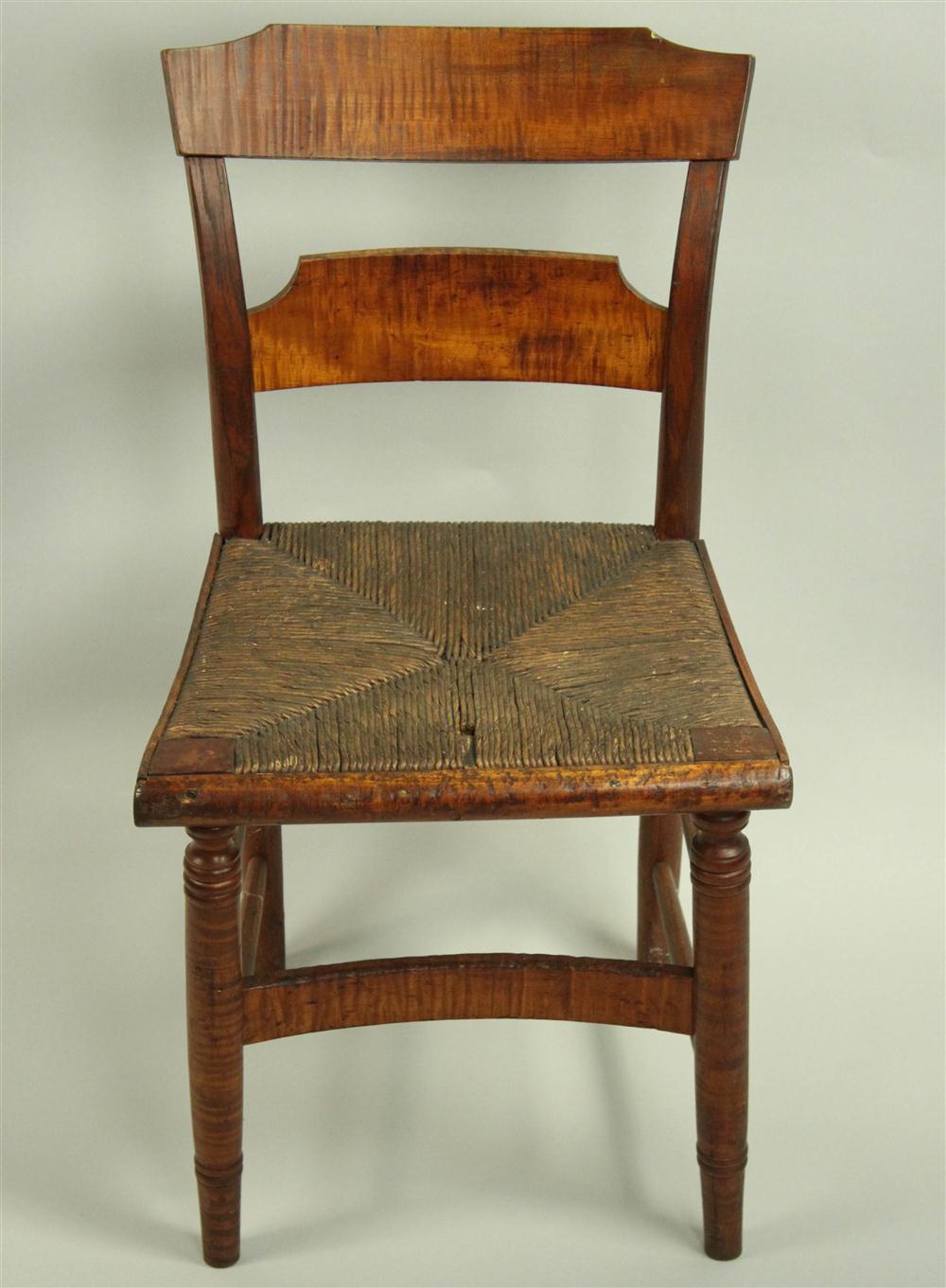 AMERICAN EMPIRE MAPLE SIDECHAIR