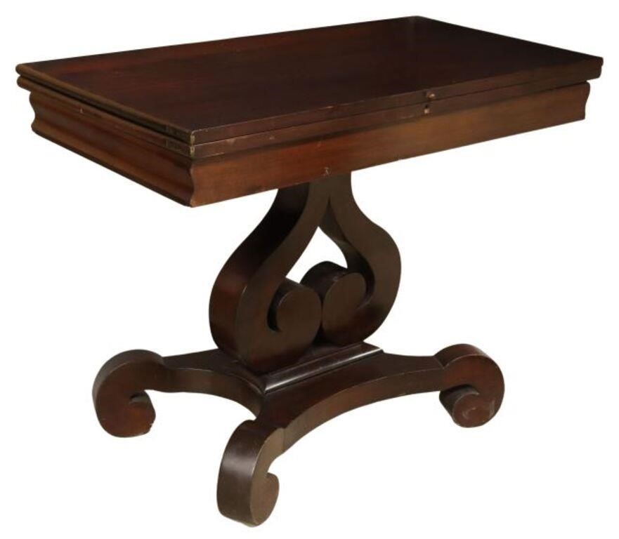 AMERICAN EMPIRE PERIOD MAHOGANY