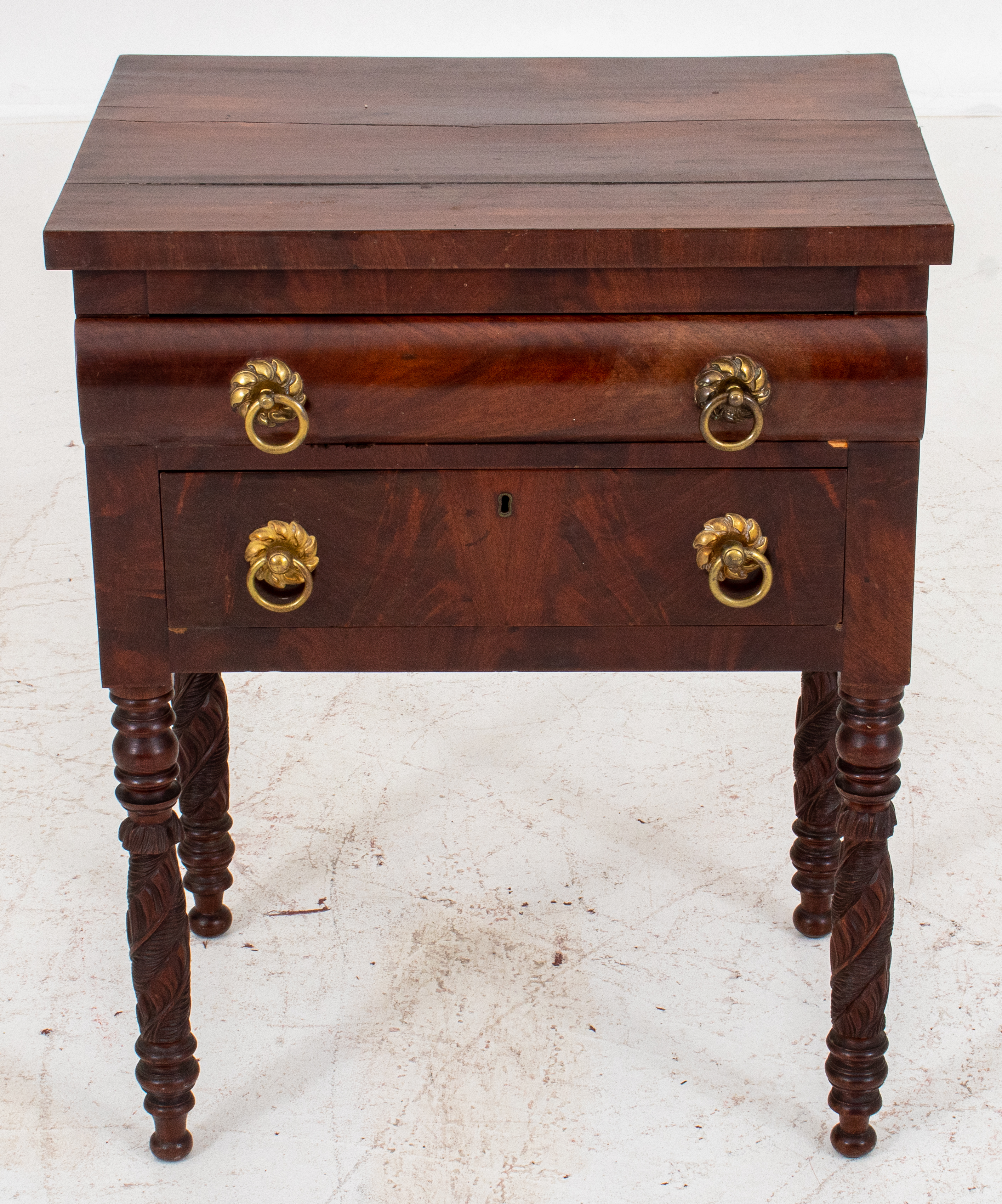 AMERICAN EMPIRE TWO DRAWER SIDE