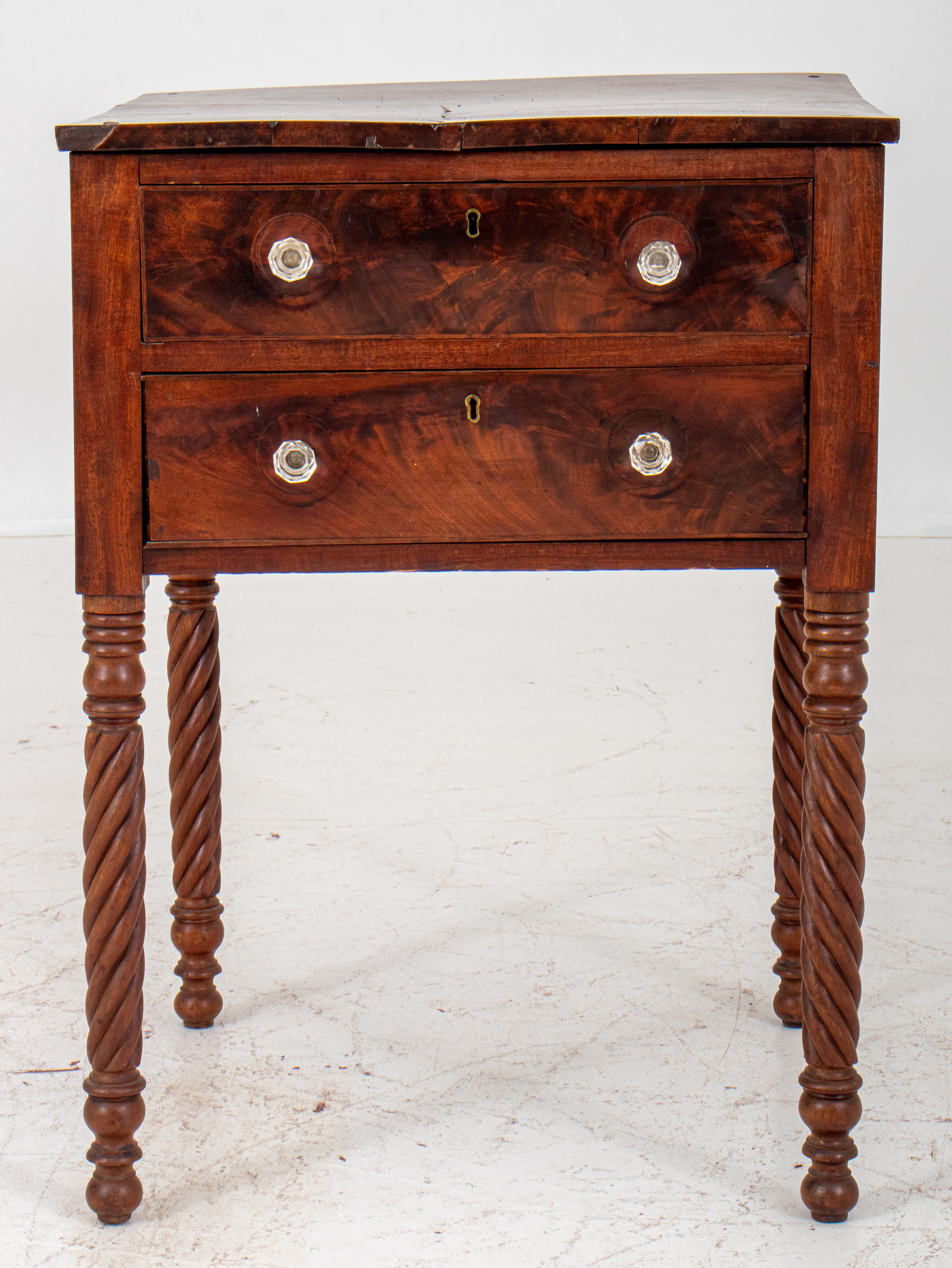 AMERICAN EMPIRE TWO DRAWER SIDE