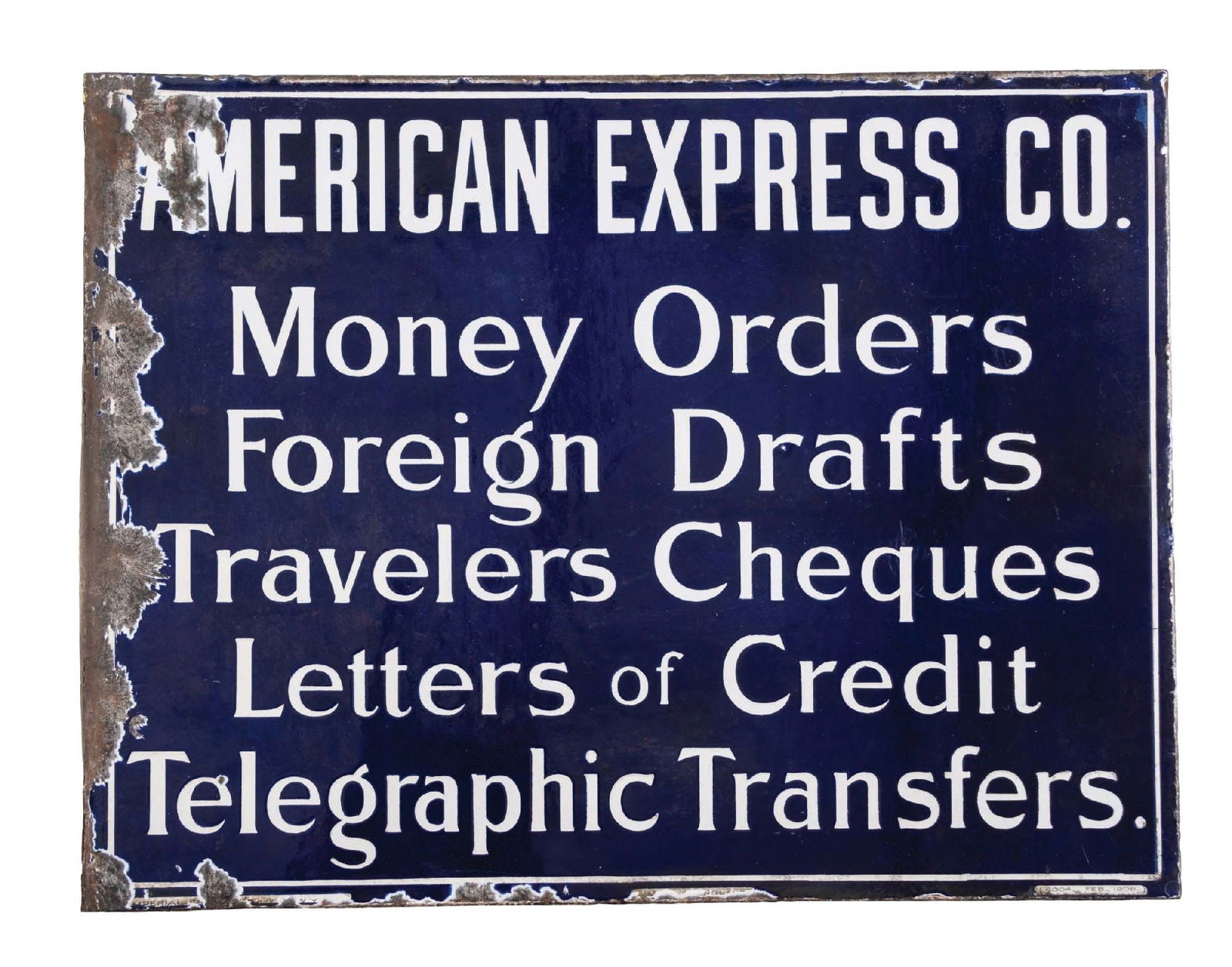 AMERICAN EXPRESS CO. FLANGE