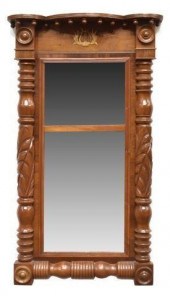AMERICAN FEDERAL CARVED HANGIN