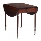 AMERICAN FEDERAL CARVED MAHOGA