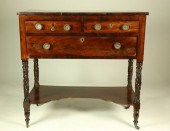 AMERICAN FEDERAL CARVED MAHOGA