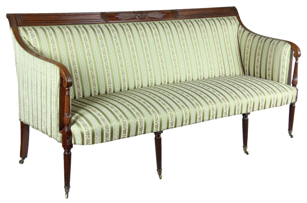 AMERICAN FEDERAL CARVED MAHOGANY