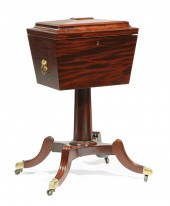 AMERICAN FEDERAL CARVED MAHOGA
