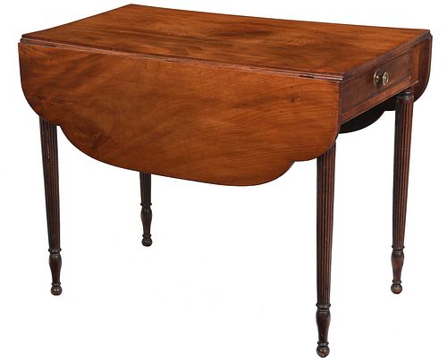 AMERICAN FEDERAL FIGURED MAHOGANY