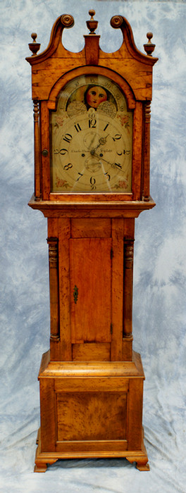 American Federal figured maple tall