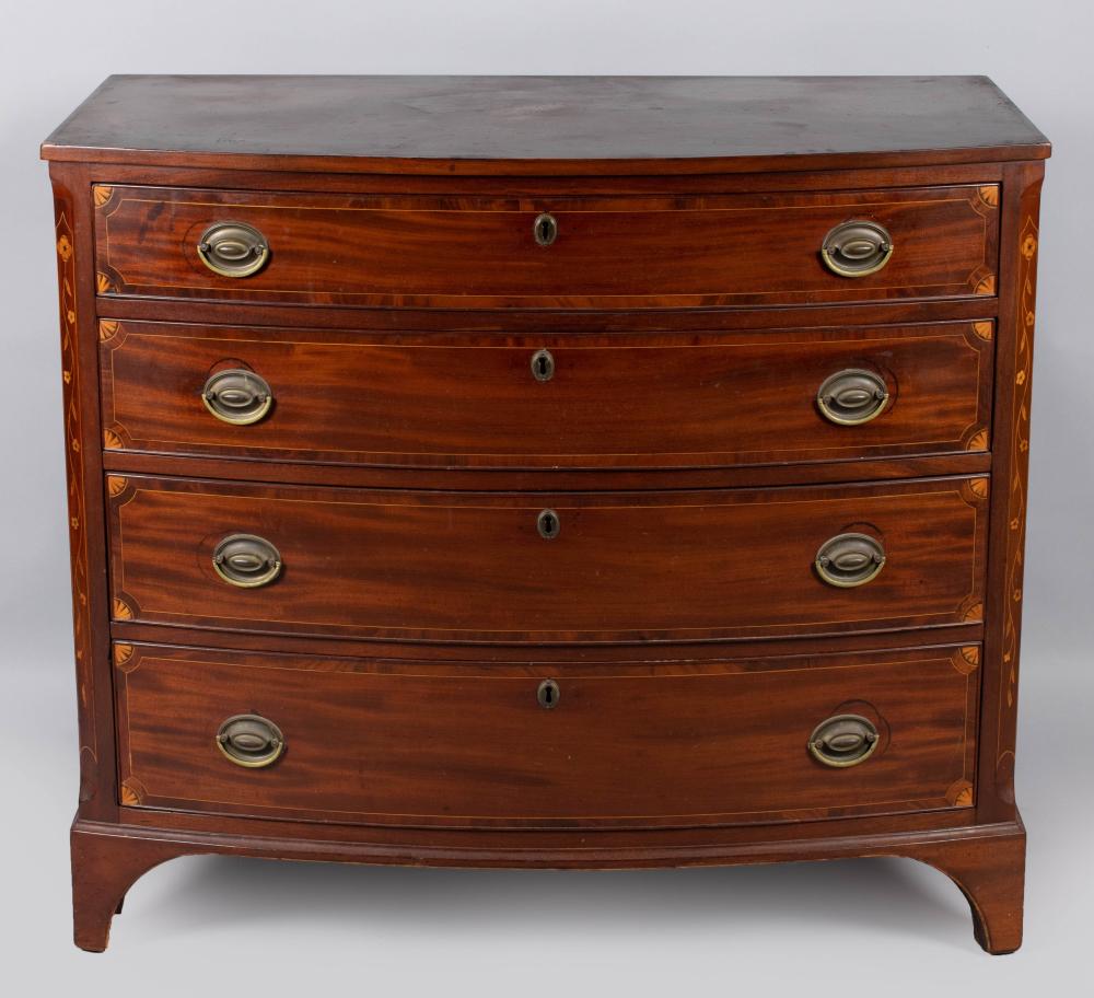 AMERICAN FEDERAL INLAID MAHOGANY