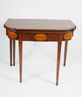 AMERICAN FEDERAL INLAID MAHOGA