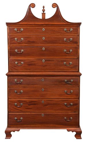 AMERICAN FEDERAL INLAID MAHOGANY