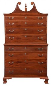 AMERICAN FEDERAL INLAID MAHOGA