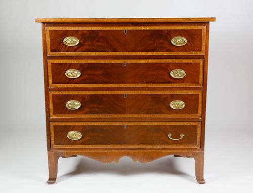 AMERICAN FEDERAL INLAID MAHOGANY