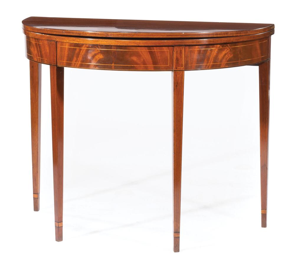 AMERICAN FEDERAL INLAID MAHOGANY