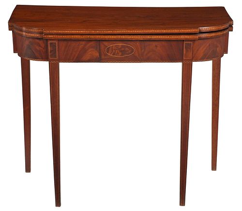 AMERICAN FEDERAL INLAID MAHOGANY