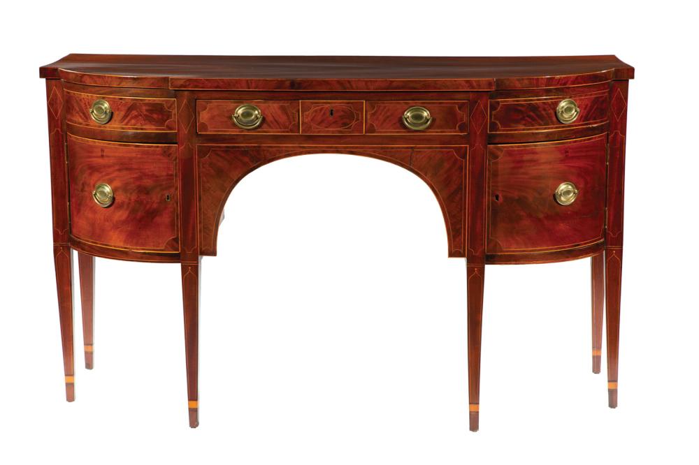 AMERICAN FEDERAL INLAID MAHOGANY