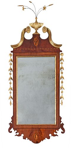 AMERICAN FEDERAL INLAID PARCEL GILT