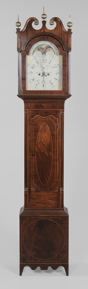 American Federal Inlaid Tall-Case