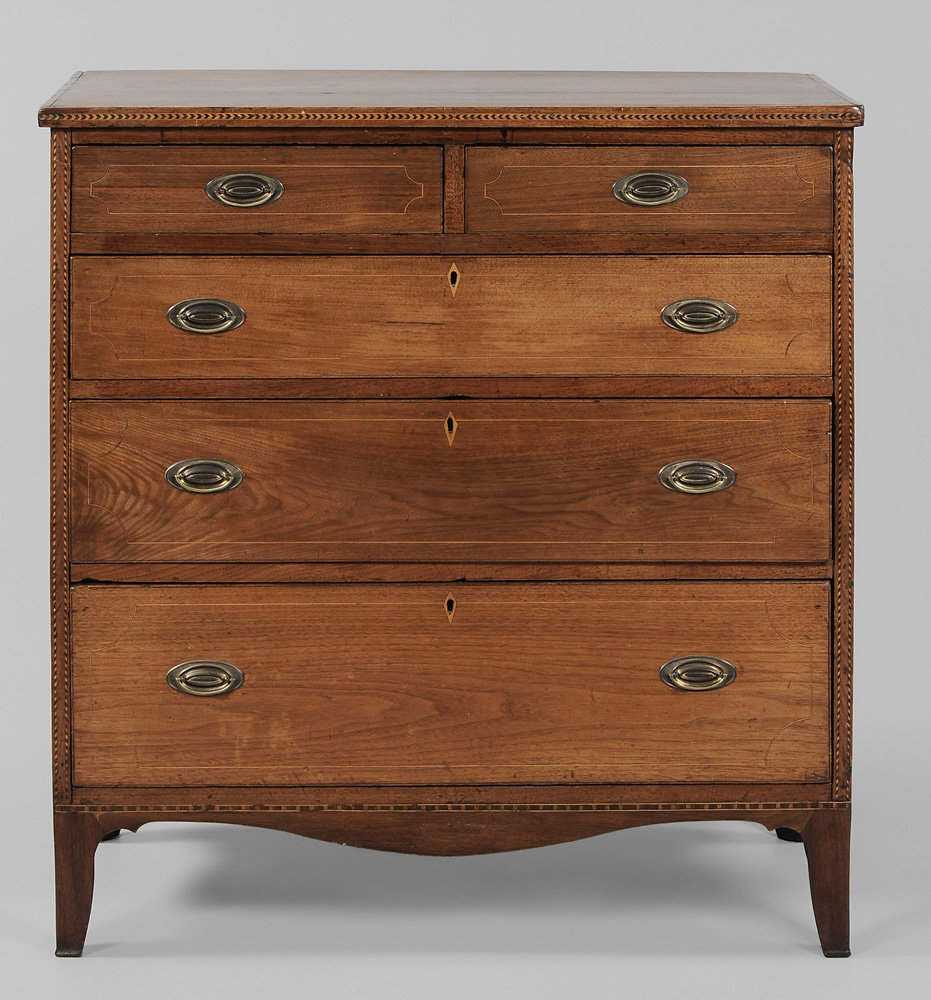 American Federal Inlaid Walnut