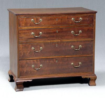 American Federal mahogany chest,