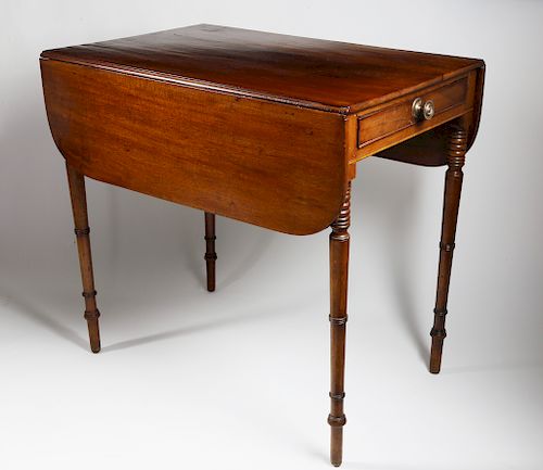 AMERICAN FEDERAL MAHOGANY DROP LEAF