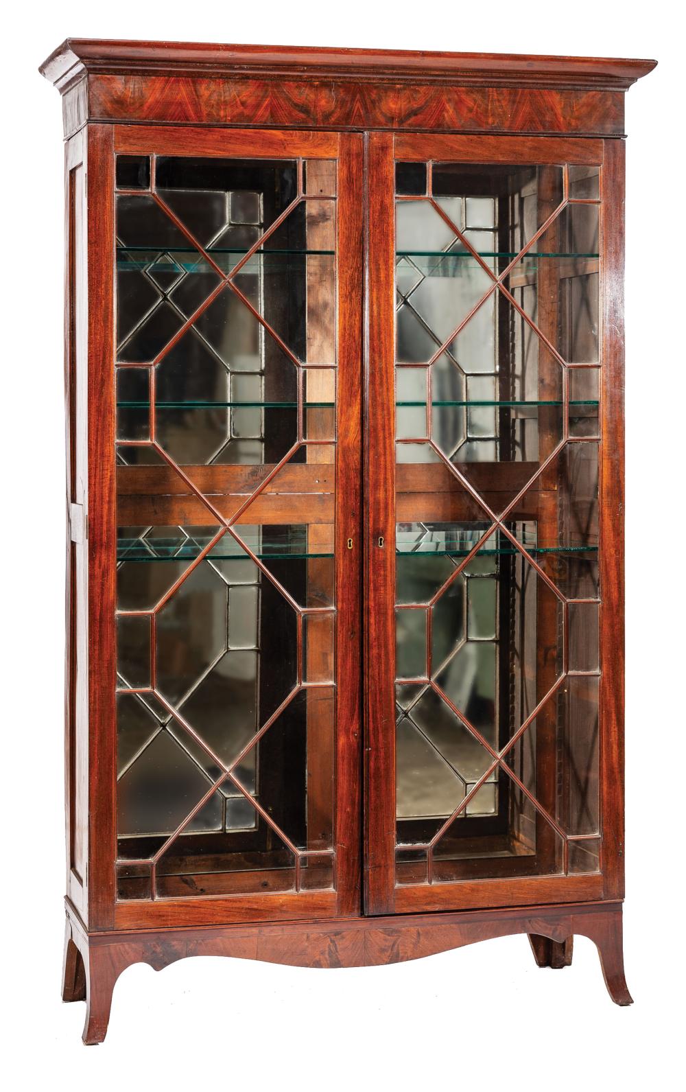AMERICAN FEDERAL MAHOGANY GLAZED