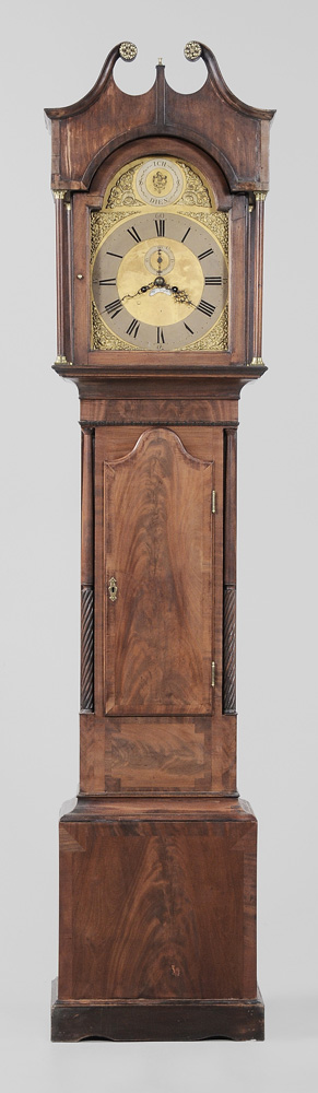 American Federal Mahogany Tall Case
