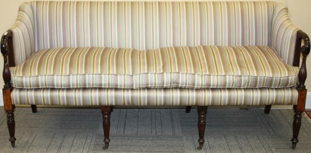 AMERICAN FEDERAL STYLE SOFA, LATE