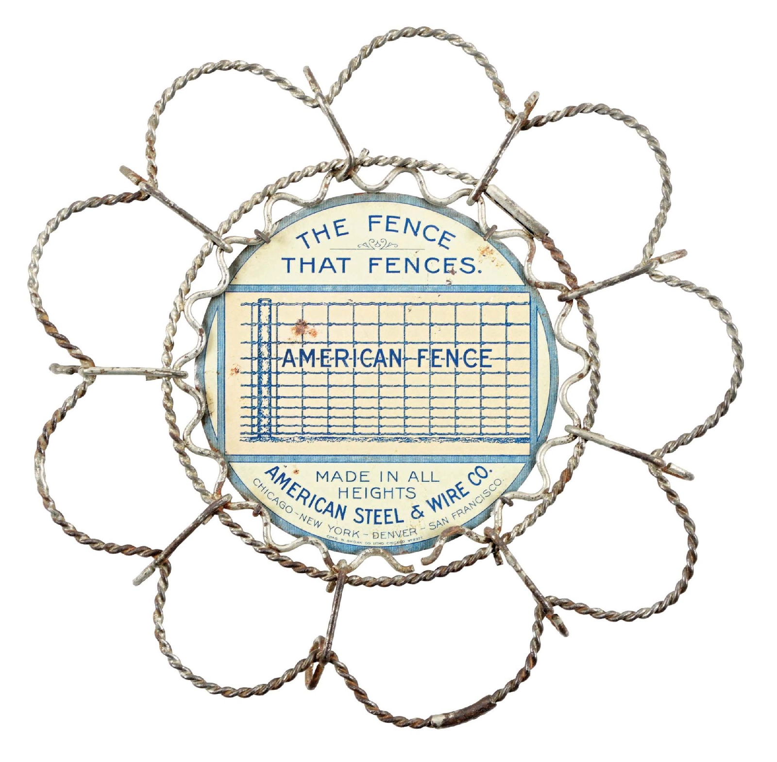 AMERICAN FENCE "THE FENCE THAT