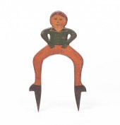 AMERICAN FIGURAL CROQUET WICKE
