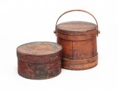 AMERICAN FIRKIN AND PANTRY BOX