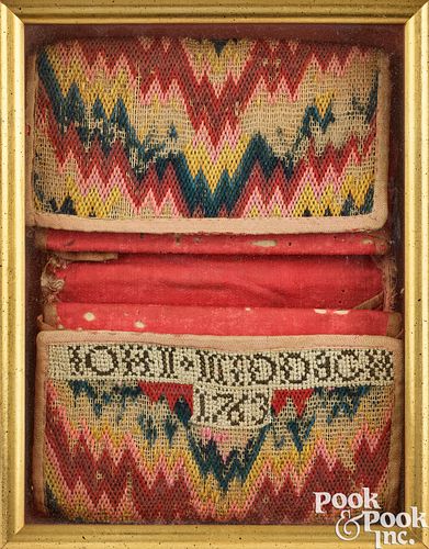 AMERICAN FLAME STITCH POCKETBOOK,