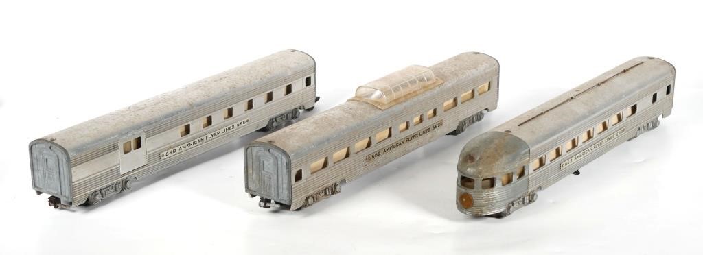 AMERICAN FLYER TRAIN CARS 660, 662,