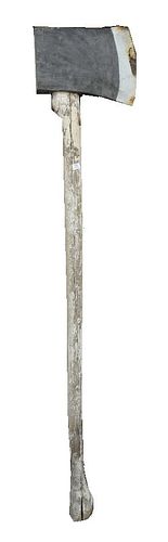 AMERICAN FOLK ART AX TRADE SIGN,