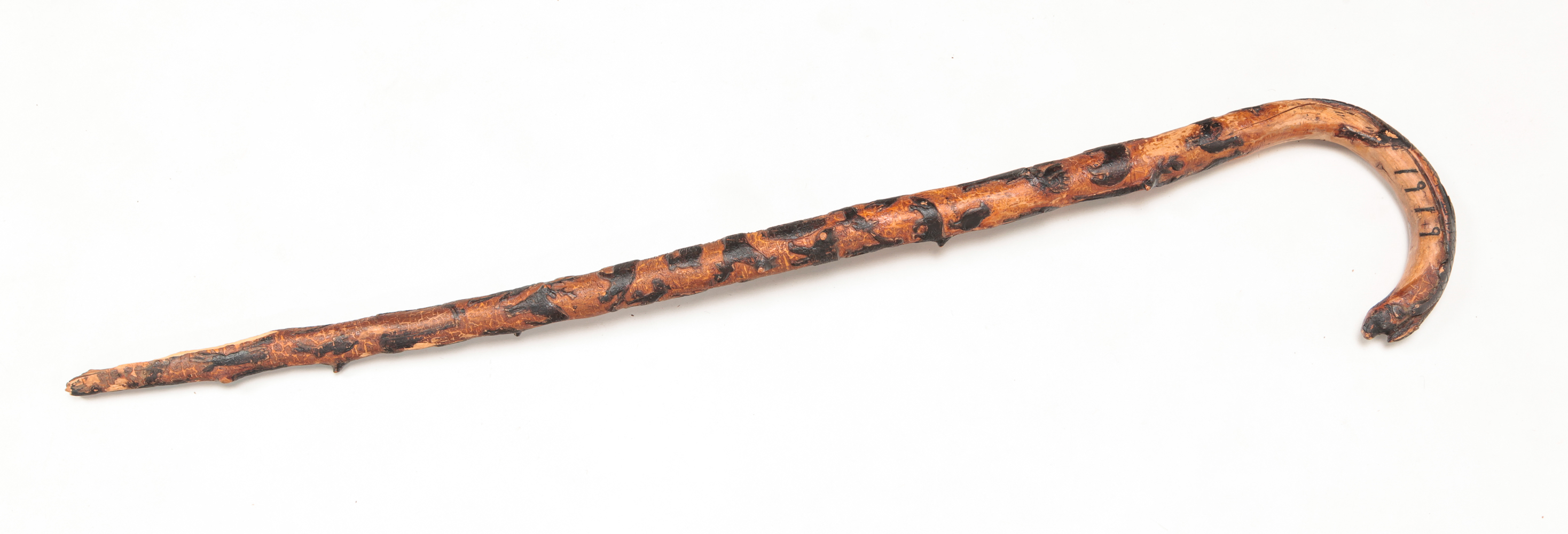 AMERICAN FOLK ART CANE. Dated and