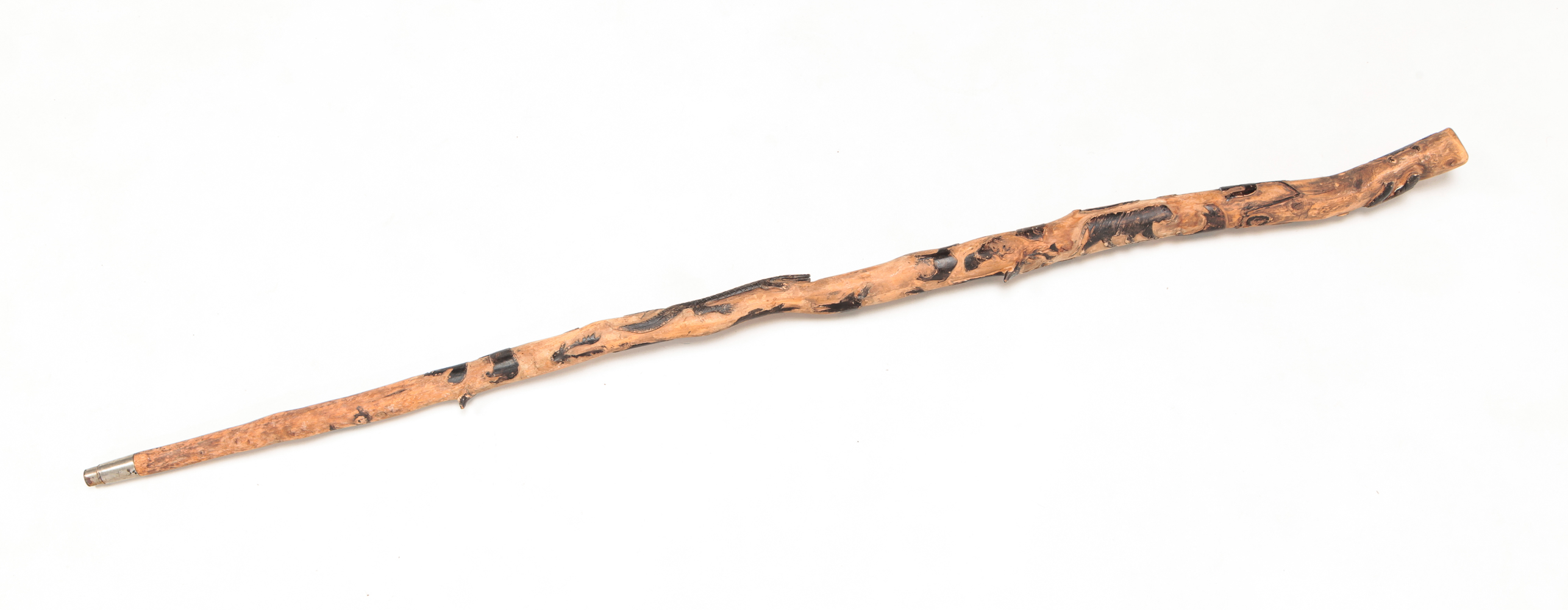 AMERICAN FOLK ART CANE. Dated and