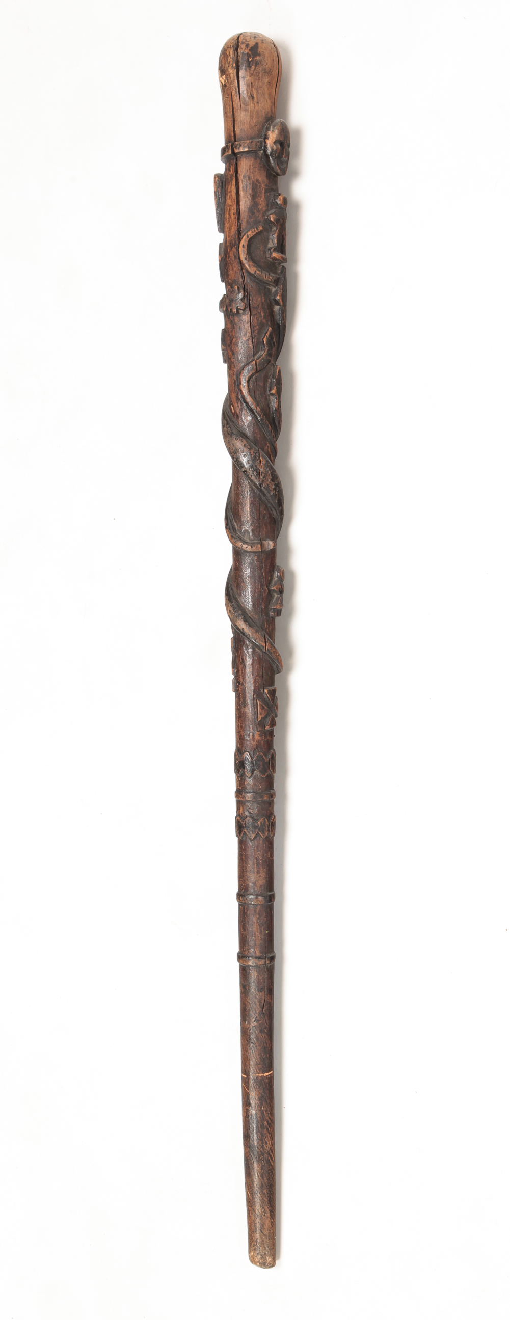 AMERICAN FOLK ART CANE. Late