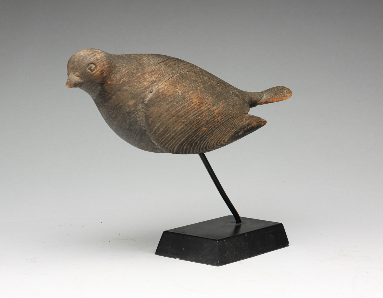AMERICAN FOLK ART CARVED BLACK