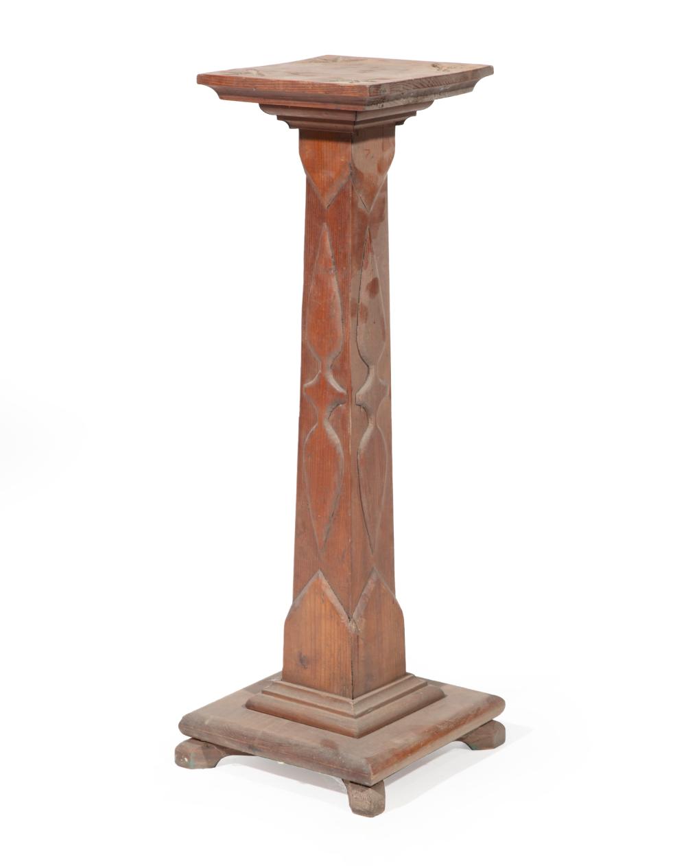 AMERICAN FOLK ART CARVED CYPRESS
