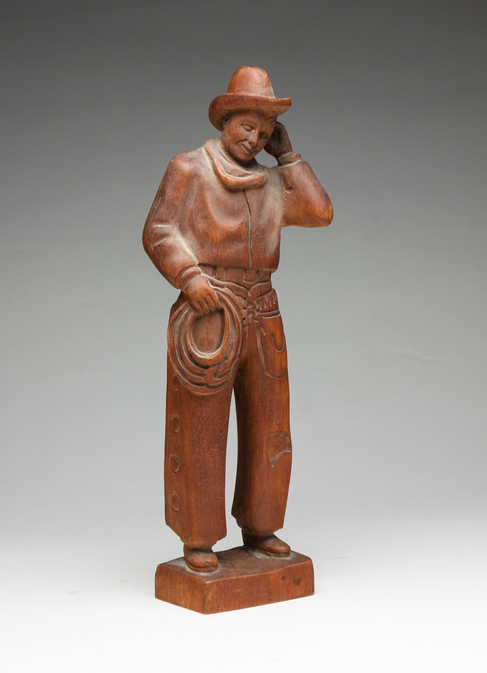 AMERICAN FOLK ART CARVING OF WILL
